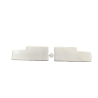 Rehau 95mm White Cill End Caps ( Flat Nose)