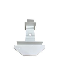 Eurocell   Chamfered 70mm Mullion End Cap White
