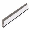 2 Part Edge Trim Chrome 7/10mm x 2.7m