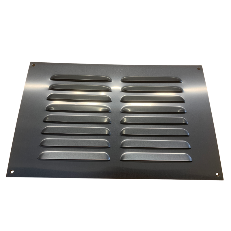 Internal Aluminium louver vent Anthracite Grey 9-6