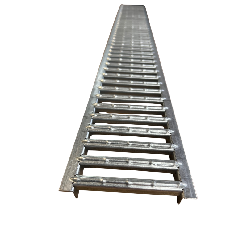 Replacement Rain Drain Galvanised Steel Grate 1mtr Long