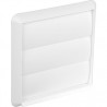 Wall Outlet Gravity Flap 100mm White