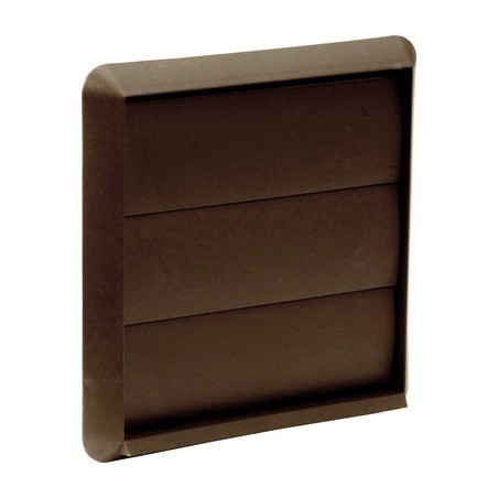 Wall Outlet Gravity Flap 100mm Brown Wall Outlet Gravity Flap 100mm Brown