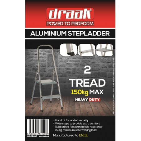 DRAAK ALUMINIUM STEPLADDER DRAAK ALUMINIUM STEPLADDER