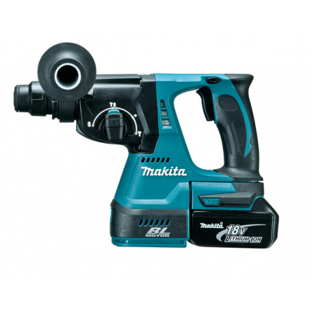 Makita DHR242RMJ 18V LXT Cordless Brushless SDS Plus Rotary Hammer Drill 2 x 4.0Ah