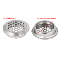 Silver round air vent